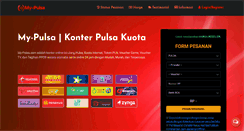 Desktop Screenshot of my-pulsa.com