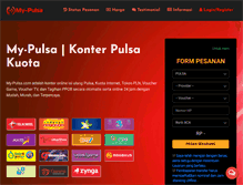 Tablet Screenshot of my-pulsa.com